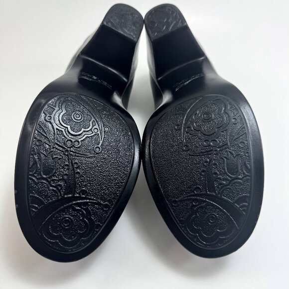 DANSKO WOMEN'S BLACK LEATHER CLOGS COMFORT SHOES SIZE 36 (US 5.5/6) - Picture 2 of 16